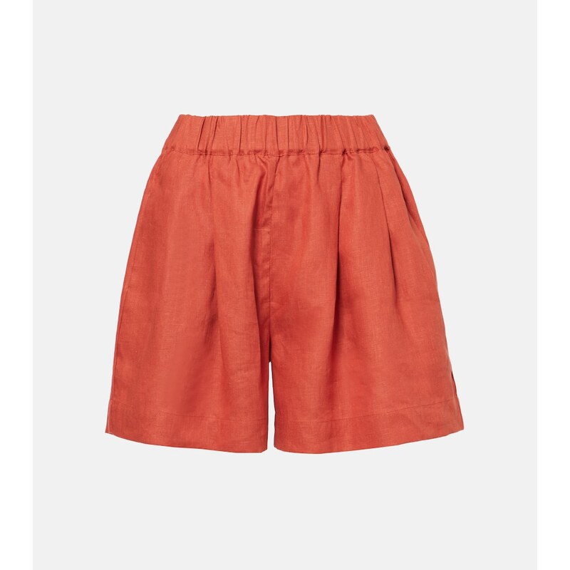 Asceno Zurich linen shorts