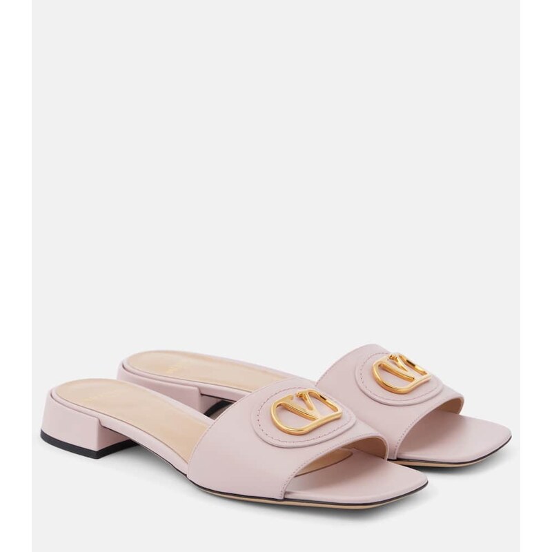 Valentino Garavani VLogo leather slides
