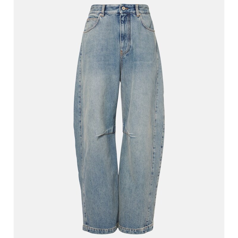 Loewe Anagram barrel-leg jeans