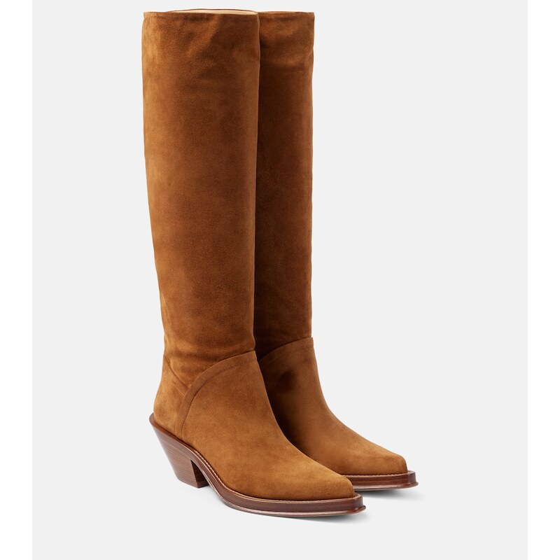 Gabriela Hearst Camero suede knee-high boots