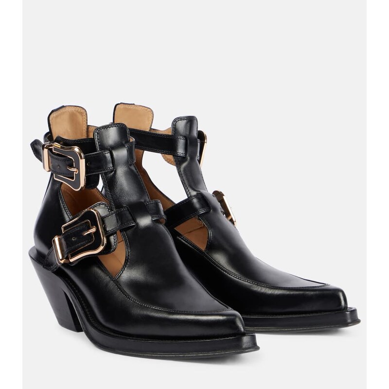 Gabriela Hearst Castro leather ankle boots