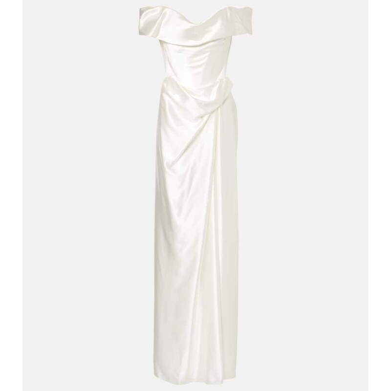 Vivienne Westwood Bridal Mabel silk satin bustier gown