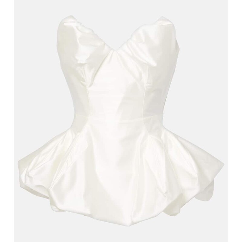 Vivienne Westwood Bridal Raven peplum satin corset