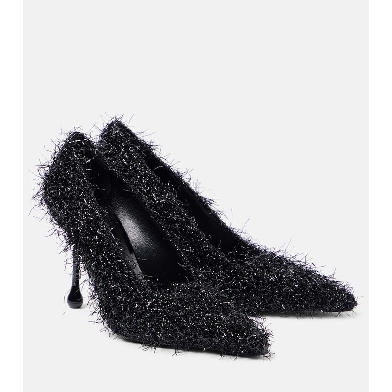 Jimmy Choo Ixia 95 tinsel pumps