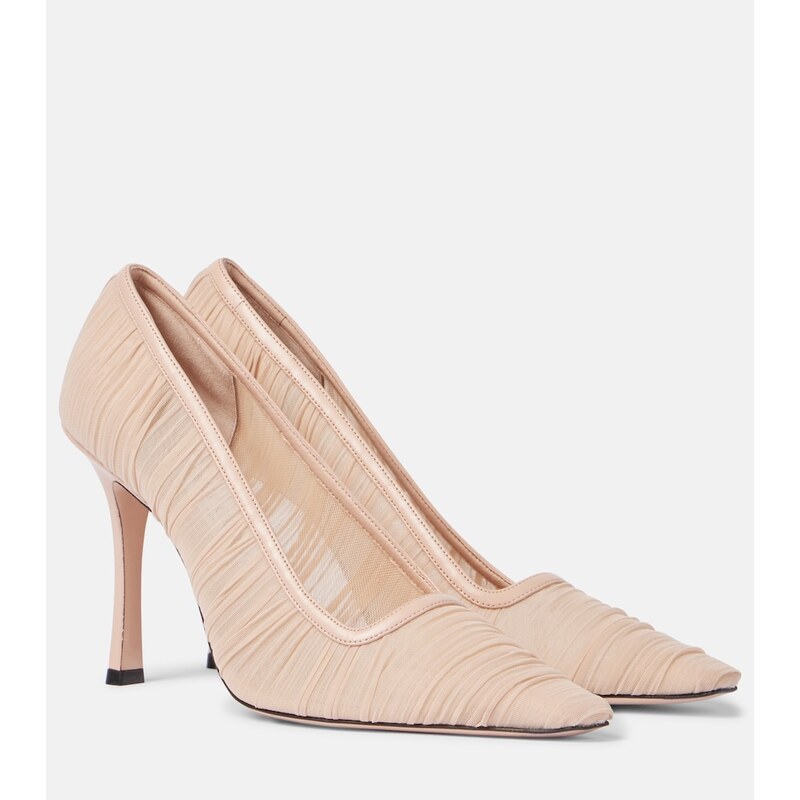 Jimmy Choo Lotta 100 tulle pumps
