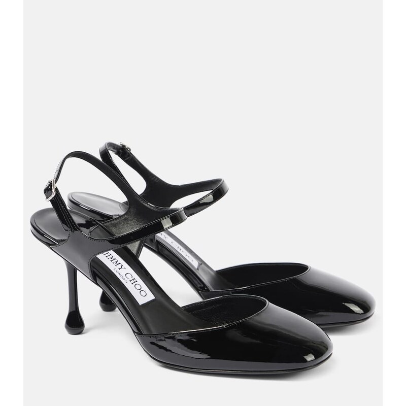 Lodičky Jimmy Choo Pixie 80 černé s krystalem