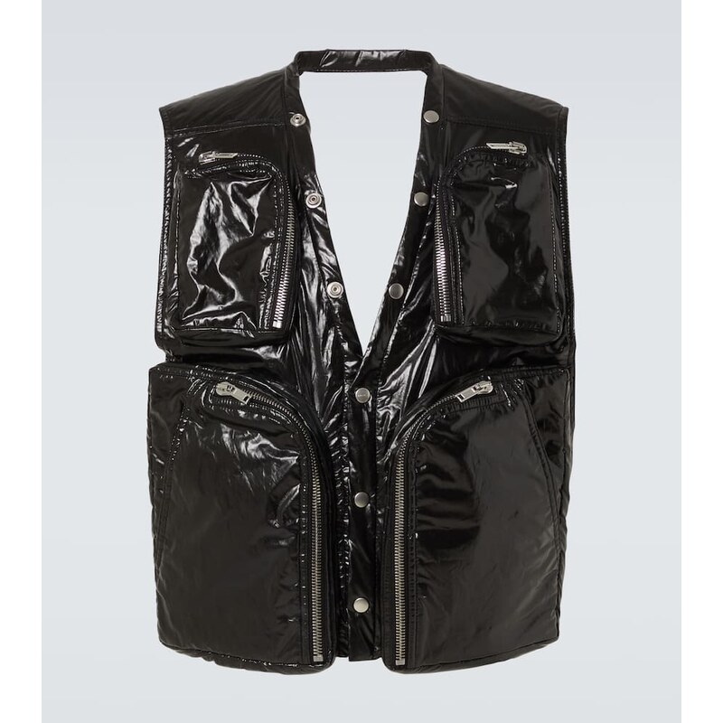Rick Owens Cotton cargo vest