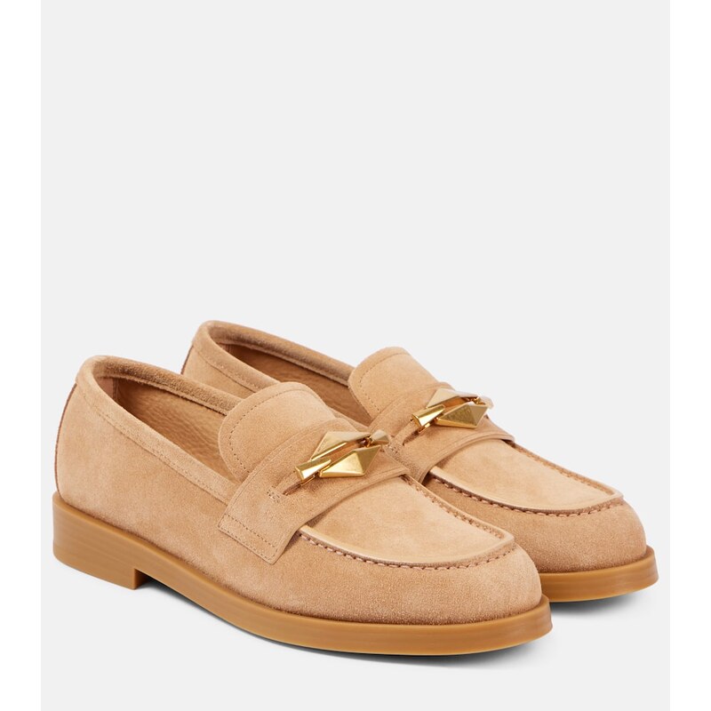 Jimmy Choo Maddie Diamond suede loafers