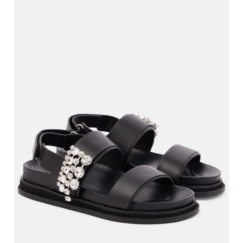Jimmy Choo Verity embellished leather sandals