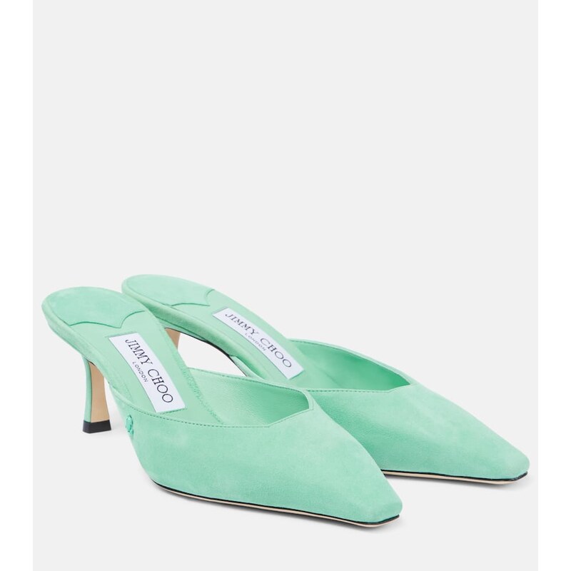 Jimmy Choo Vivi 65 suede mules