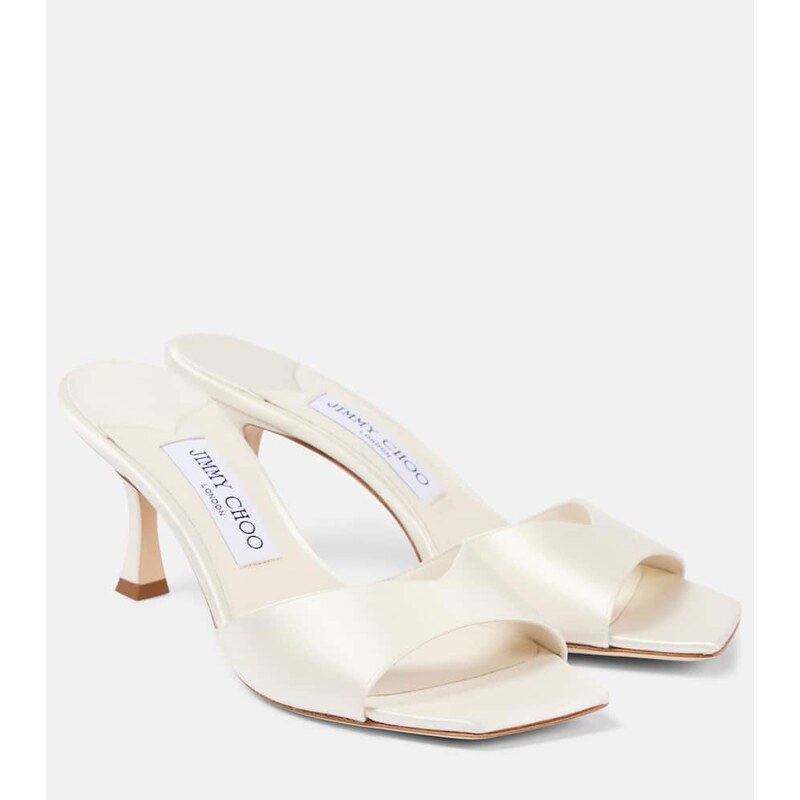 Jimmy Choo Skye 70 satin mules