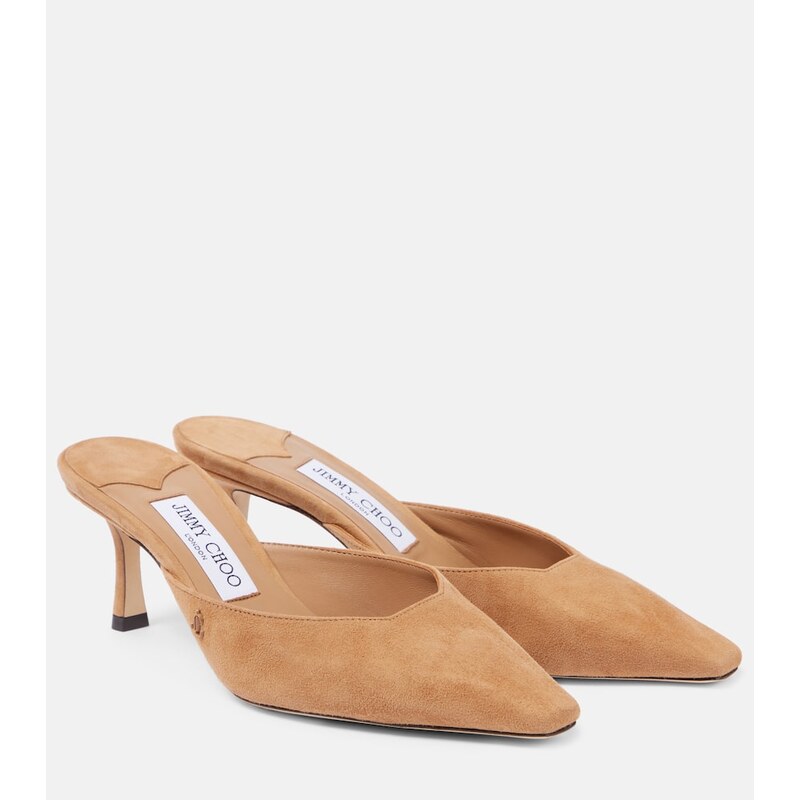 Jimmy Choo Vivi 65 suede mules