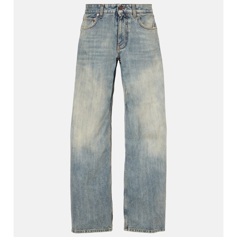 Balenciaga Mid-rise wide-leg jeans