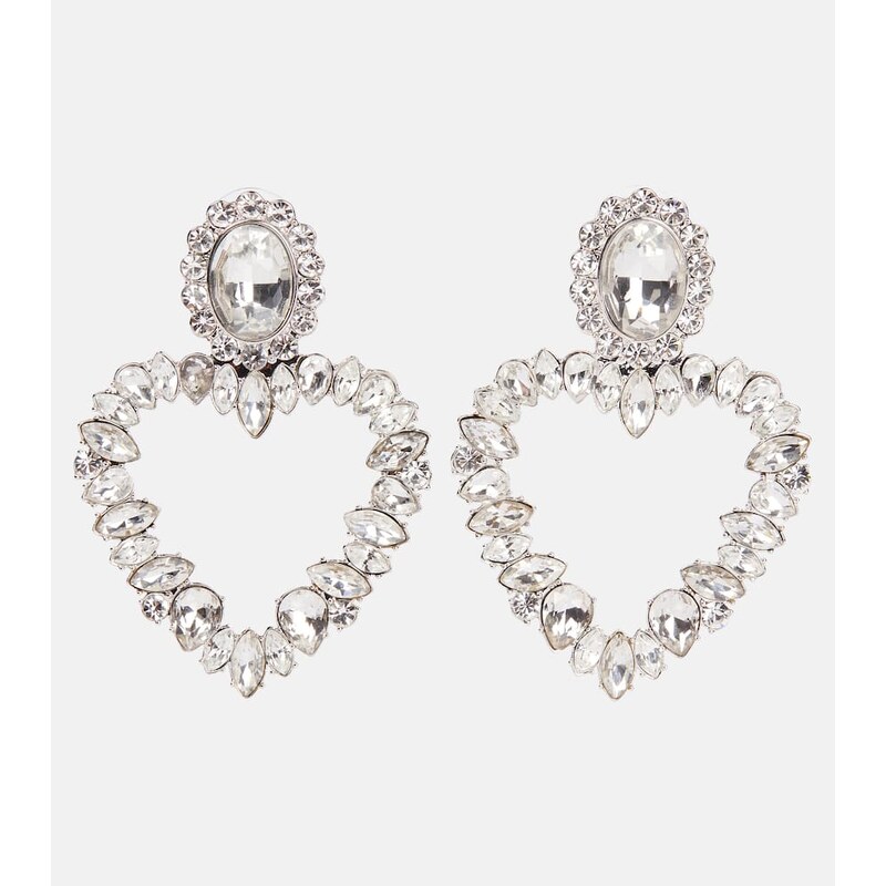 Self-Portrait Crystal-embellished earrings