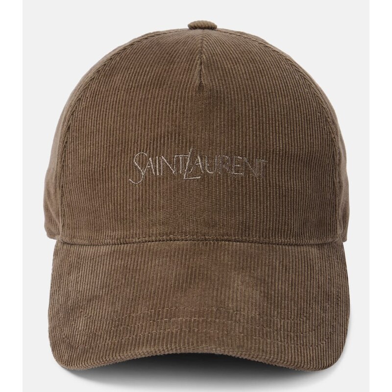 Saint Laurent Corduroy baseball cap
