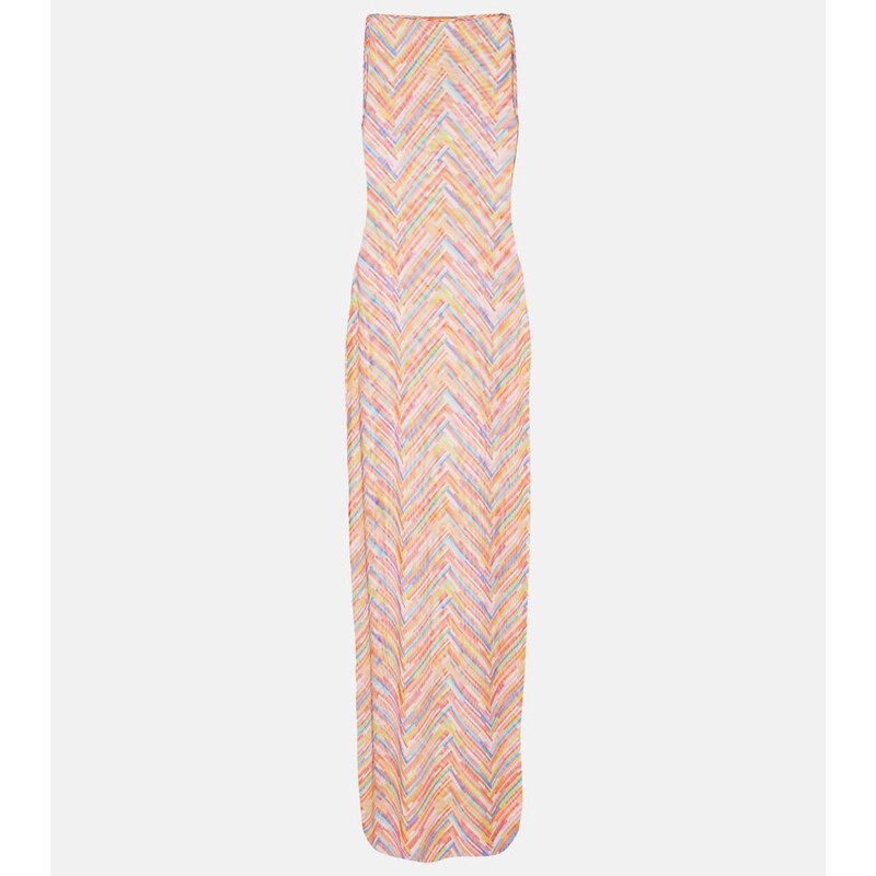 Plážové šaty Missoni Zigzag v barevném vzoru