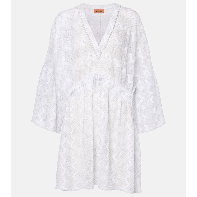 Missoni Zigzag lamÃ beach dress