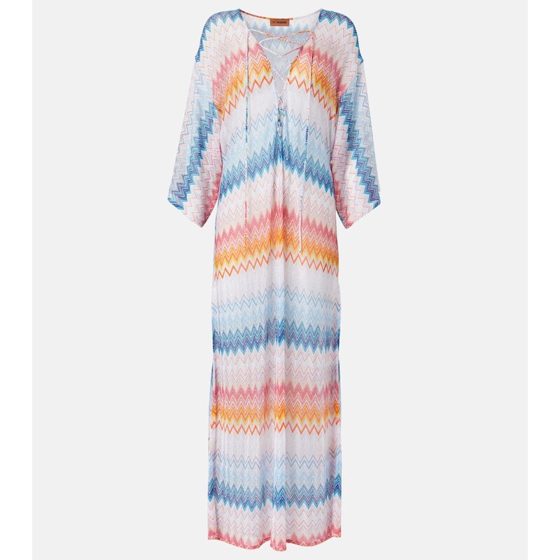 Missoni OmbrÃ knitted beach cover-up