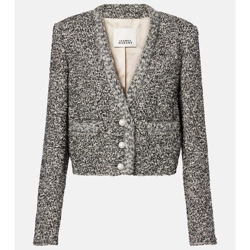 Isabel Marant Gwendoline cropped tweed blazer