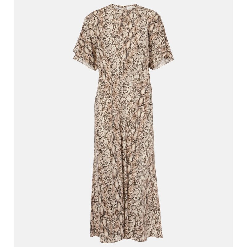 Isabel Marant Keany printed silk-blend midi dress