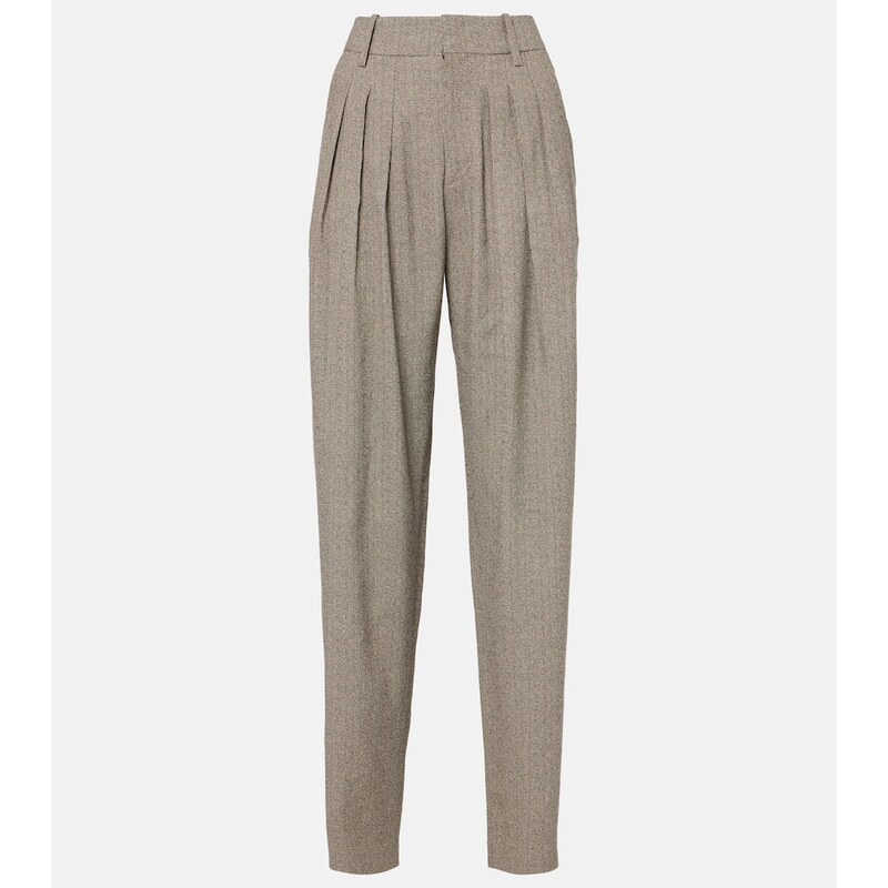 Isabel Marant Iwena cotton-blend tapered pants