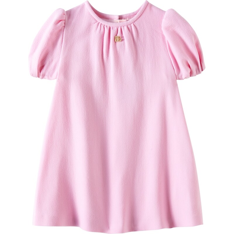 Dolce&Gabbana Kids Gathered wool dress