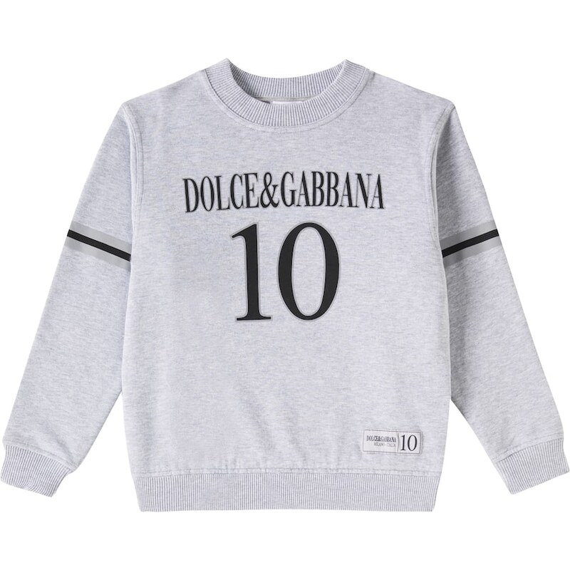 Dolce&Gabbana Kids Printed cotton jersey sweatshirt