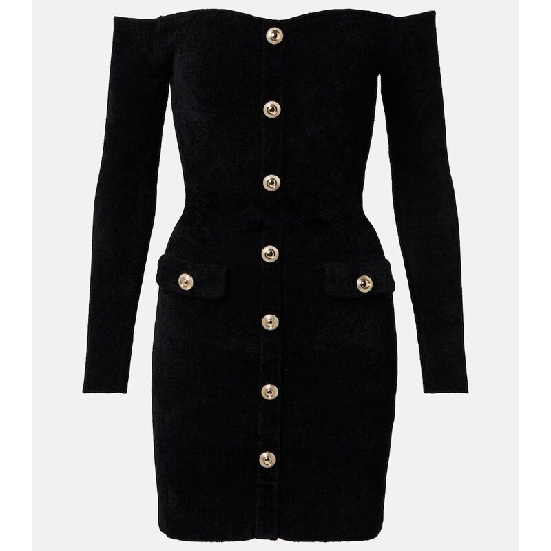 Self-Portrait Chenille minidress