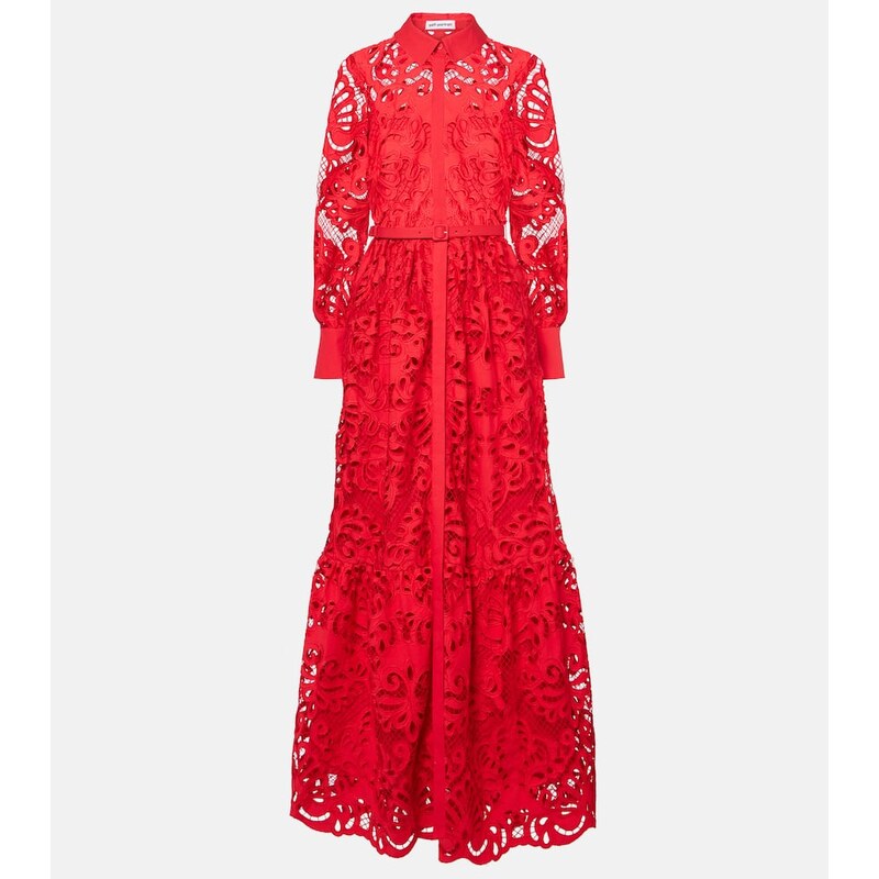 Self-Portrait Cotton lace gown