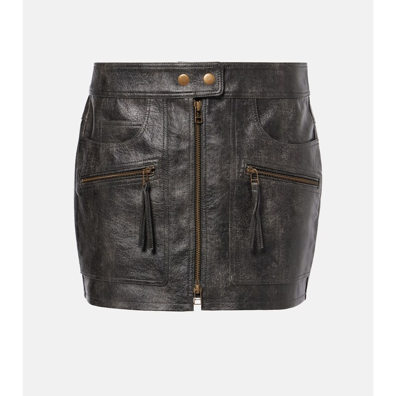 Marant Etoile Claudine faux leather miniskirt