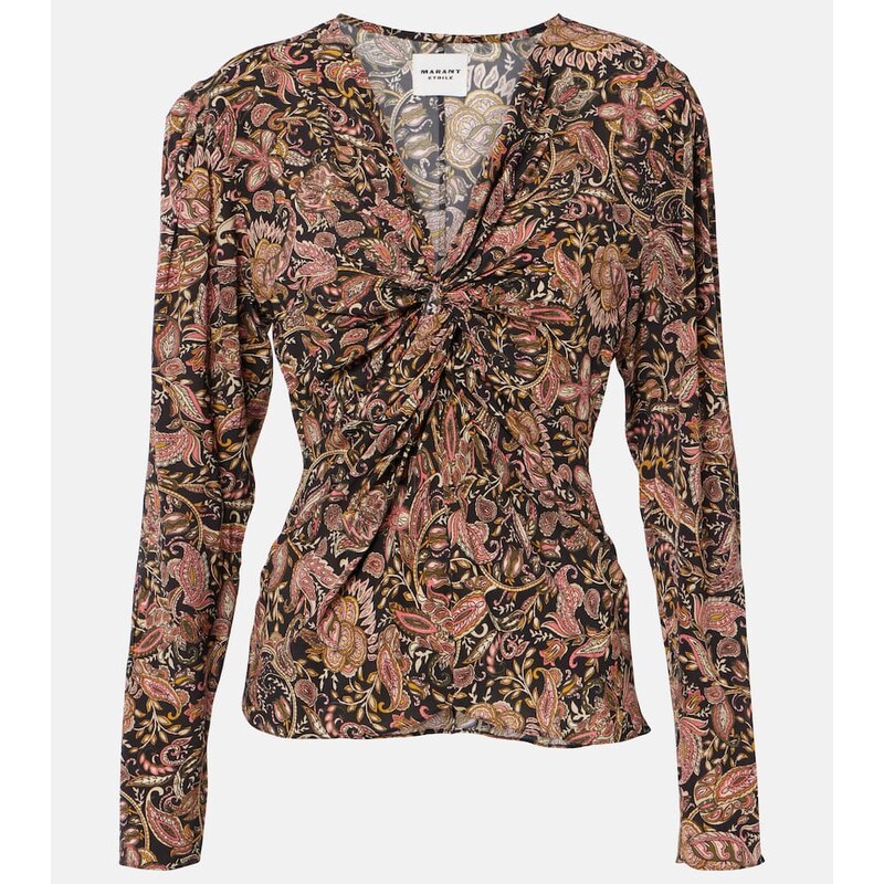Marant Etoile Zekia printed top