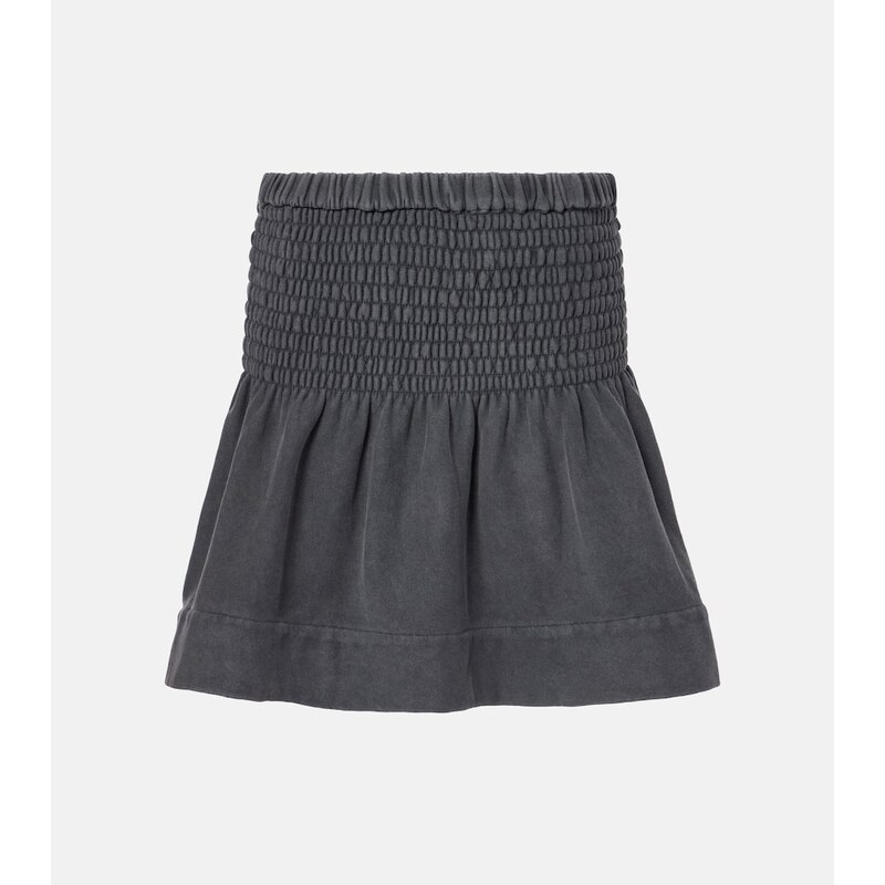 Marant Etoile Pacifica high-rise cotton miniskirt