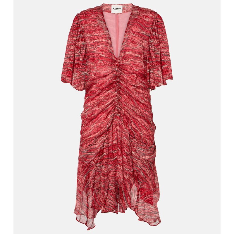 Marant Etoile Vivienne chiffon minidress