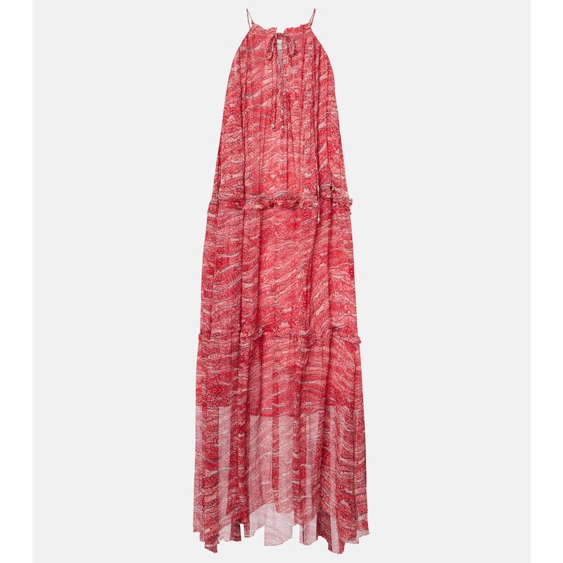 Marant Etoile Alita chiffon midi dress