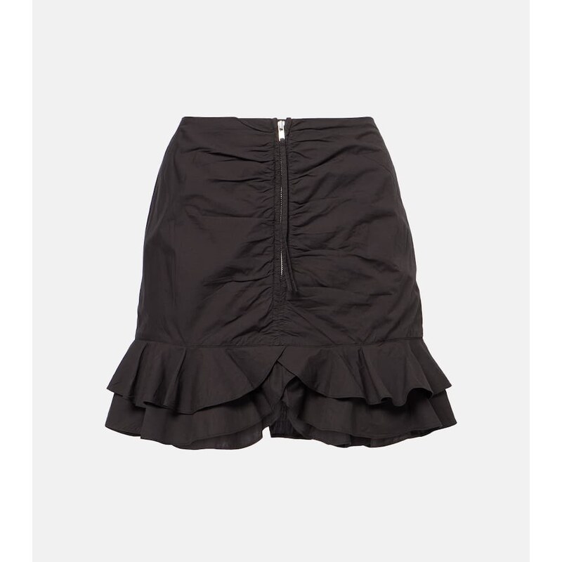 Marant Etoile Breenea ruffled cotton miniskirt