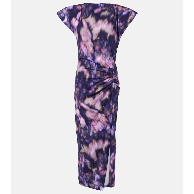 Marant Etoile Nadela printed cotton jersey maxi dress