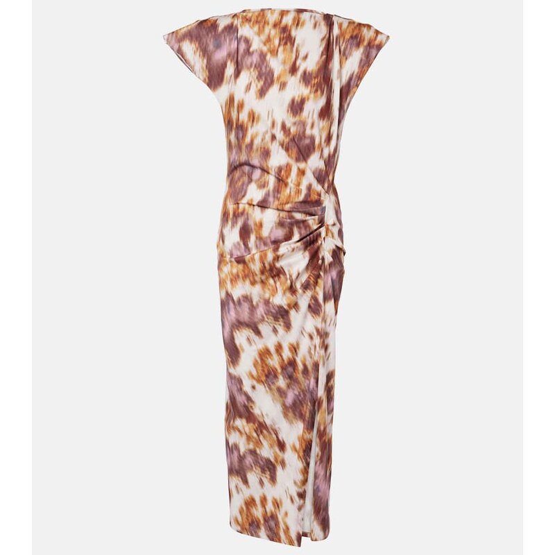 Marant Etoile Nadela printed cotton jersey maxi dress