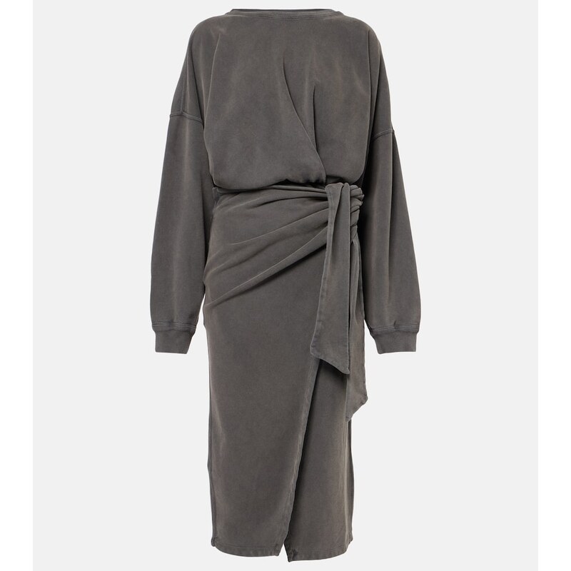 Marant Etoile Sandrina cotton jersey sweatshirt dress