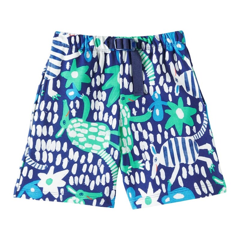 Fábula Printed cotton-blend Bermuda shorts
