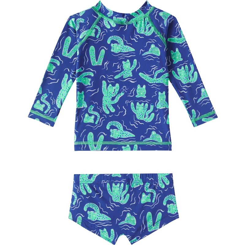 Fábula Baby printed rashguard swimsuit