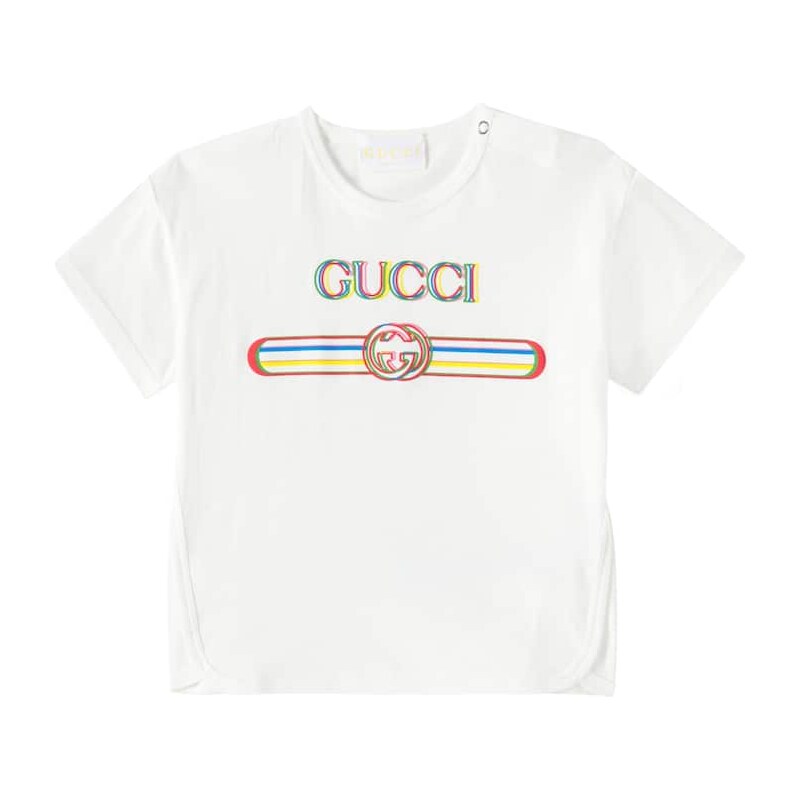 Gucci Kids Baby printed cotton jersey T-shirt