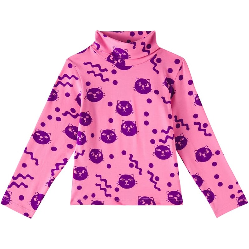 Mini Rodini Squiggly Cats cotton-blend sweatshirt
