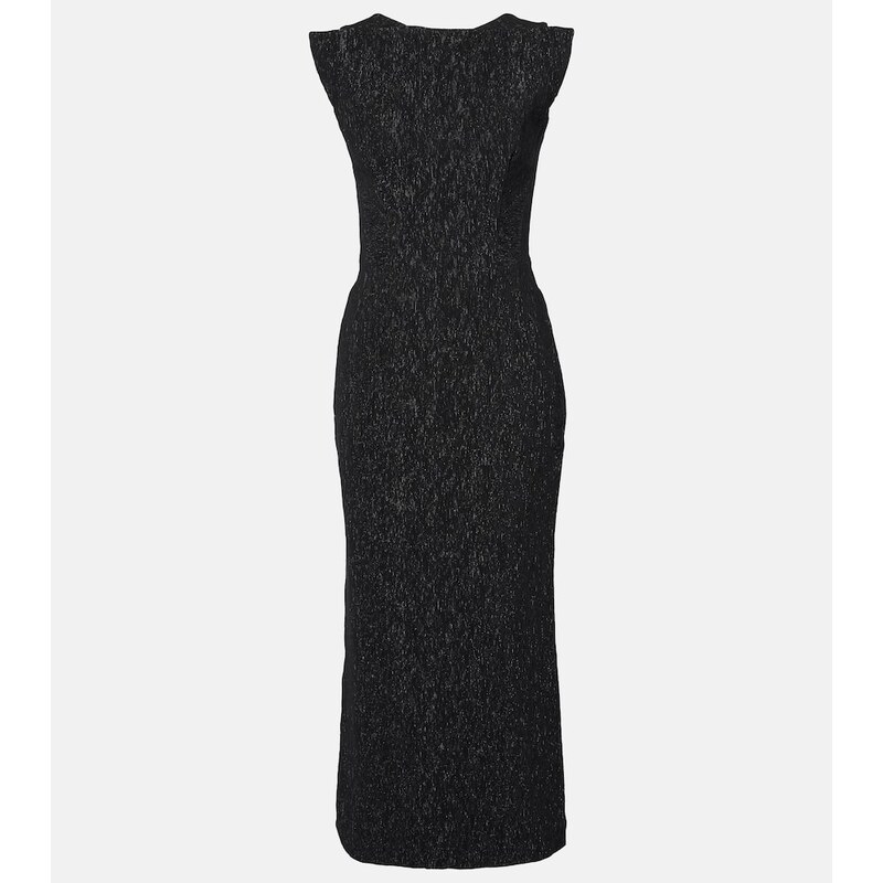 Maticevski Singular open-back lamÃ cocktail dress