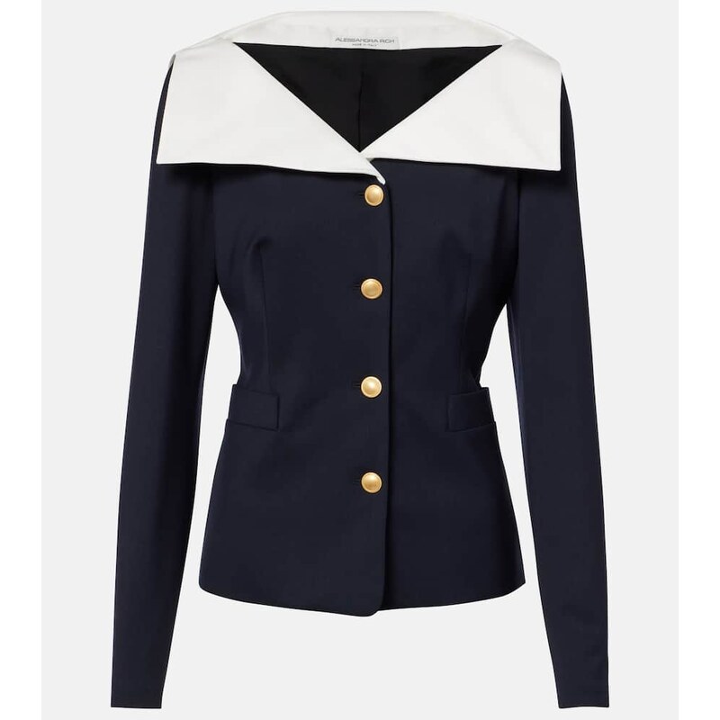 Alessandra Rich Wool-blend jacket