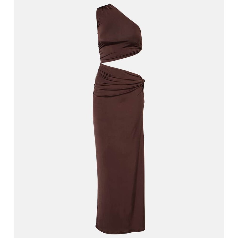 Jade Swim Yana cutout one-shoulder maxi dress