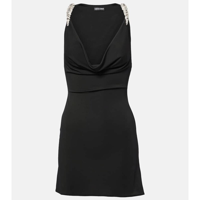 David Koma Crystal-embellished minidress