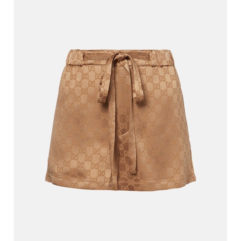Gucci GG satin shorts