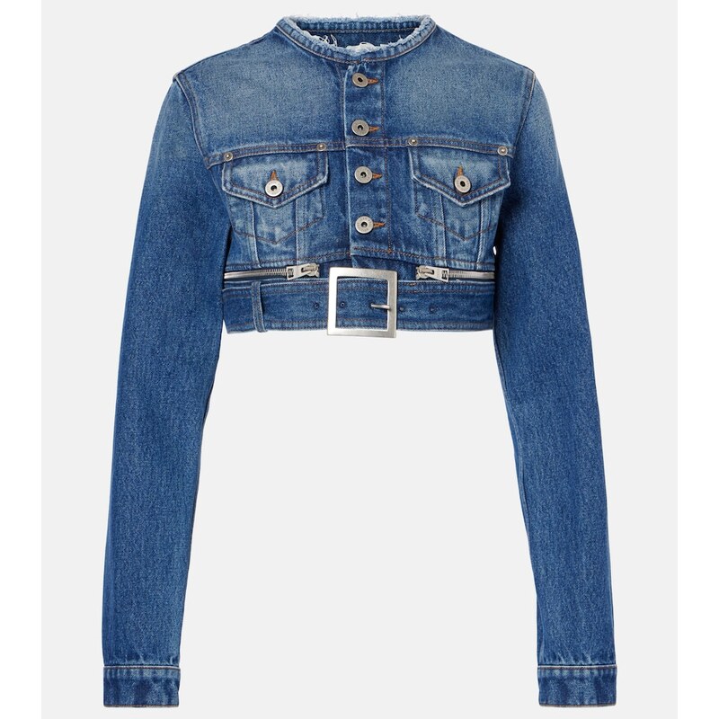 Jean Paul Gaultier Cropped denim jacket