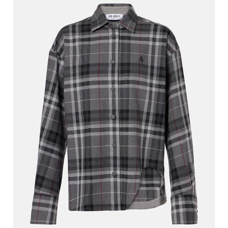 The Attico Cotton-blend shirt
