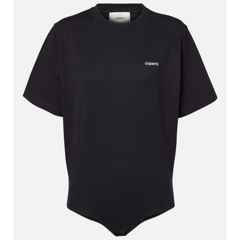 Coperni Logo cotton bodysuit